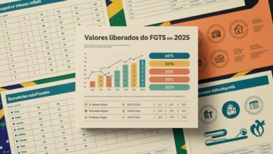 Valores Liberados do FGTS em 2025 Tabelas, Percentuais e Exemplos Práticos